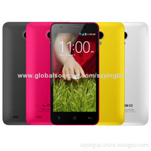 4.5-inch High-speed 1.3GHz Quad-core 3G Smartphones/Android Dual-SIM Phones, WCDMA/GSM MS Mode